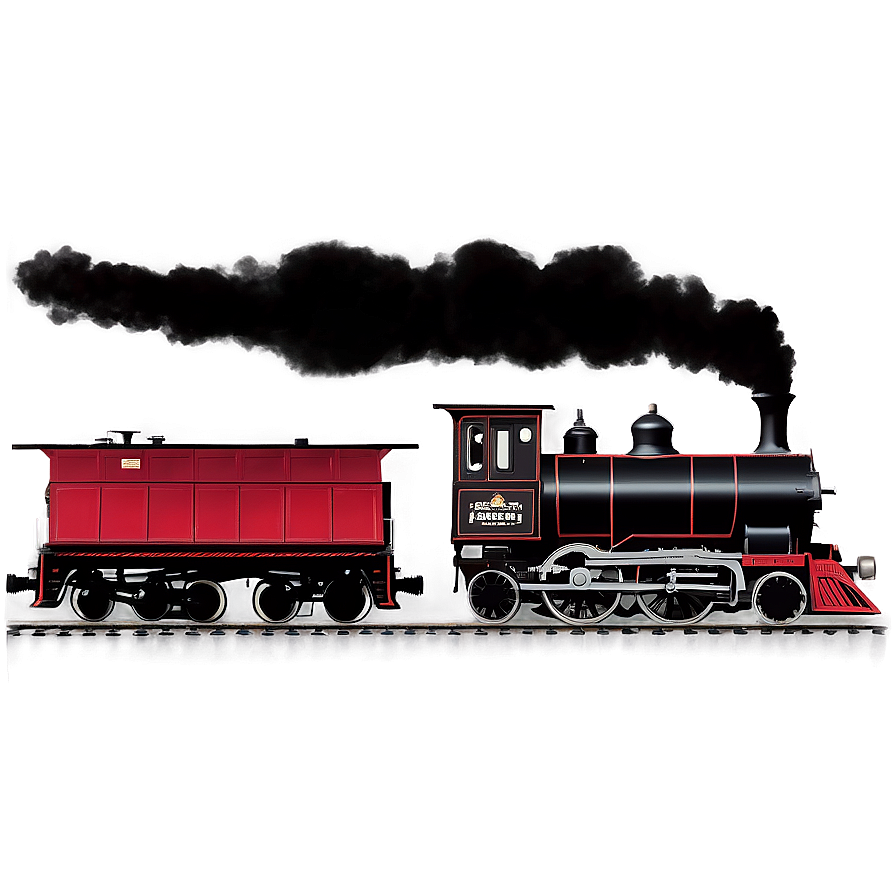 Steam Train Silhouette Png 33