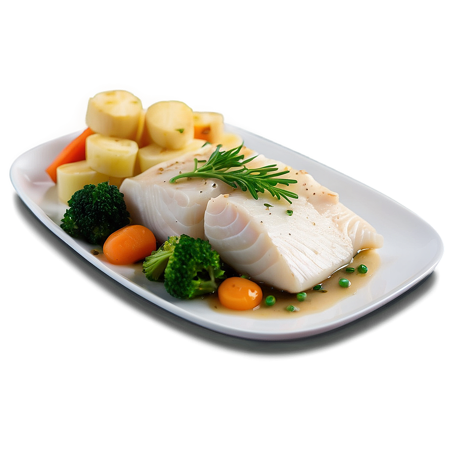 Steamed Cod With Vegetables Png 06252024