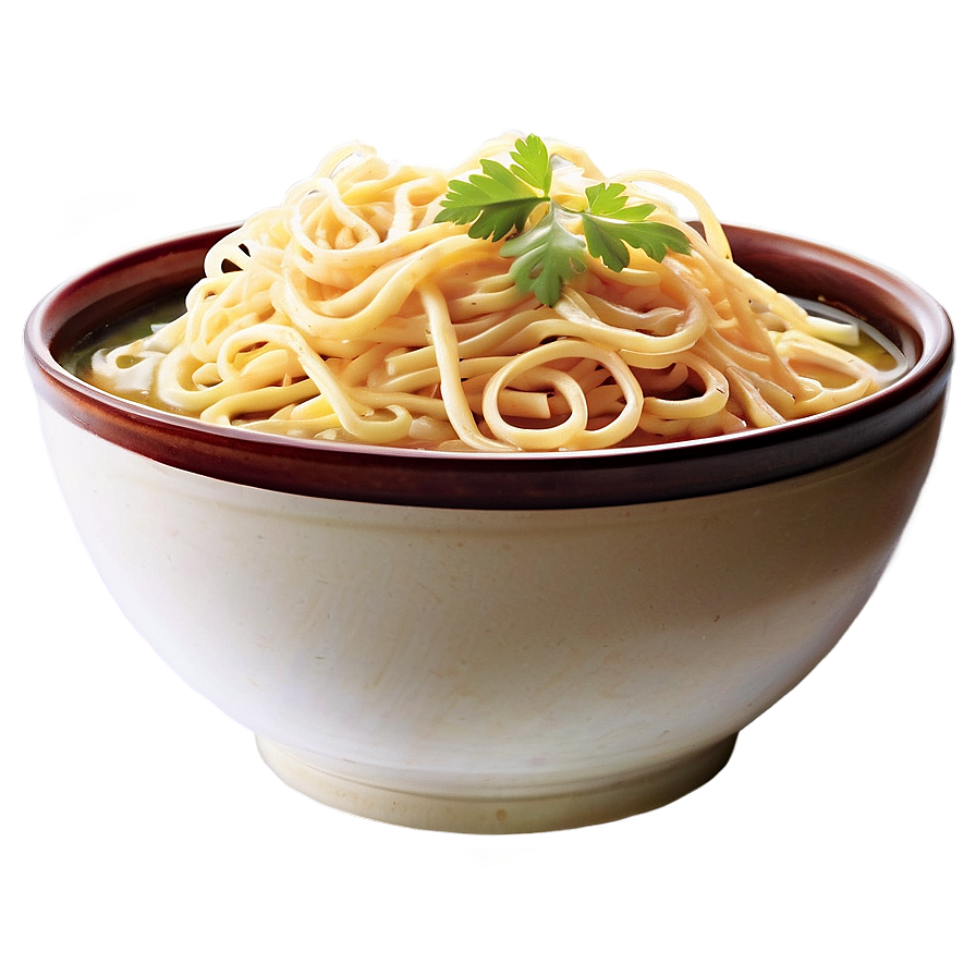 Steaming Bowl Of Noodles Png Edj