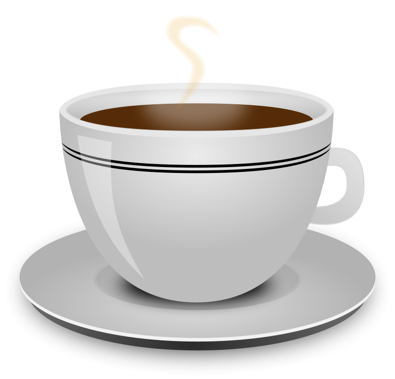 Steaming Coffee Cup Graphic