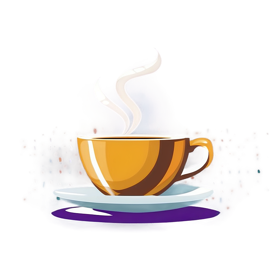 Steaming Coffee Cup Graphic Png Mvm70