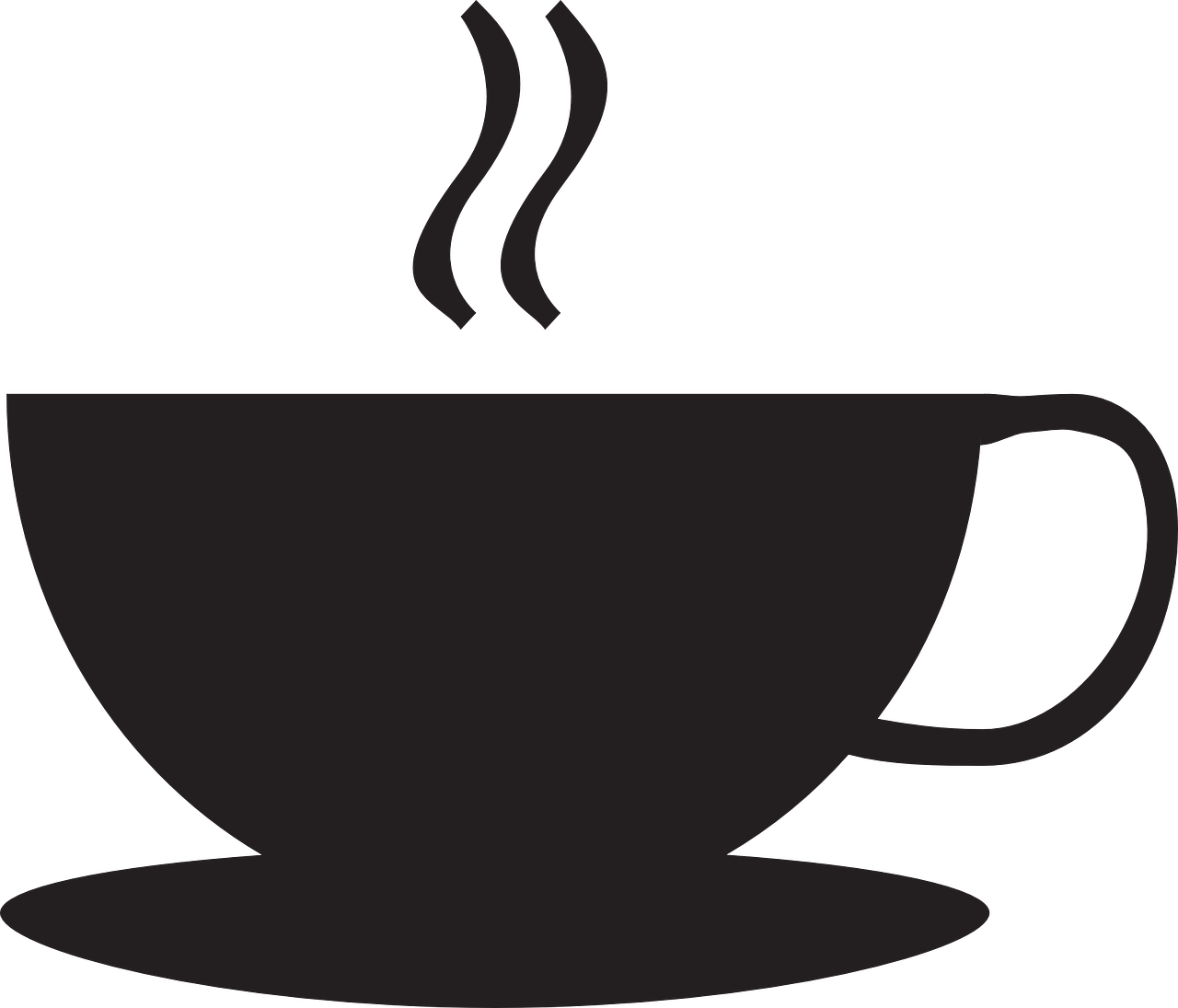 Steaming Coffee Cup Icon