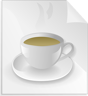 Steaming Coffee Cup Vector