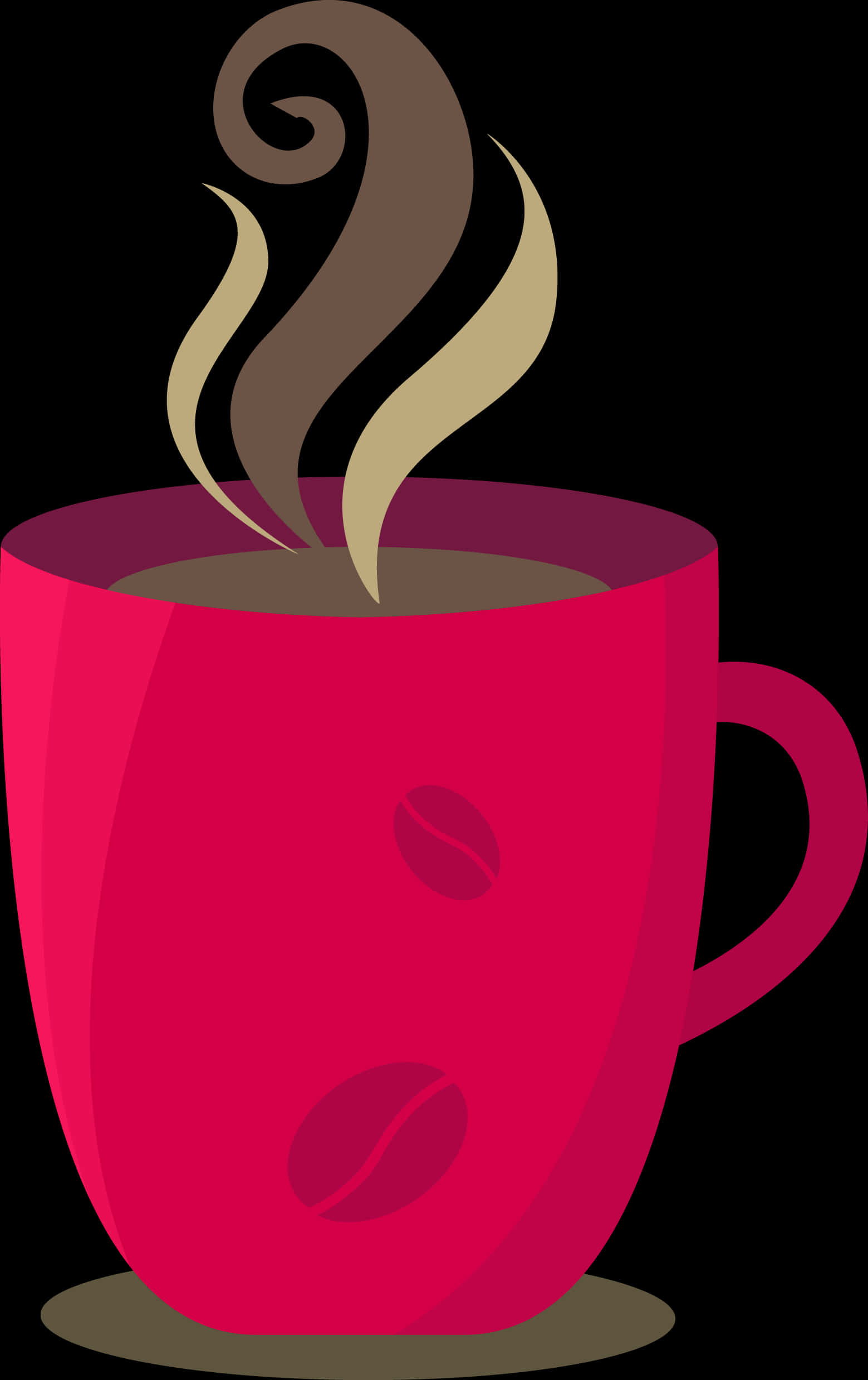 Steaming Coffee Cup Vector