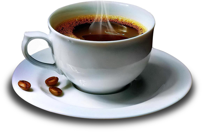 Steaming Coffee Cupwith Beans.png