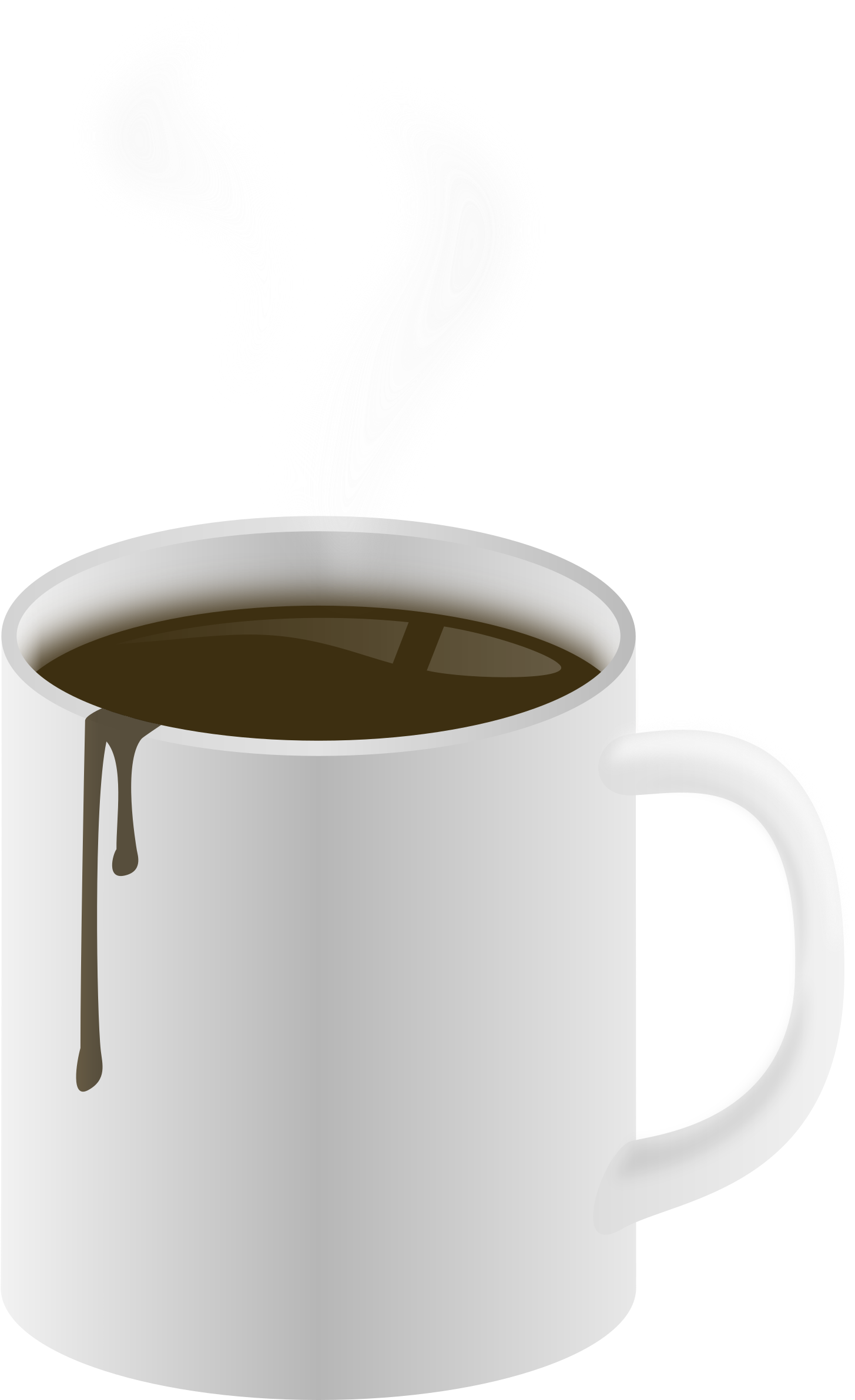 Steaming Coffee Mug Vector