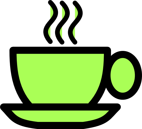 Steaming Green Tea Cup Icon