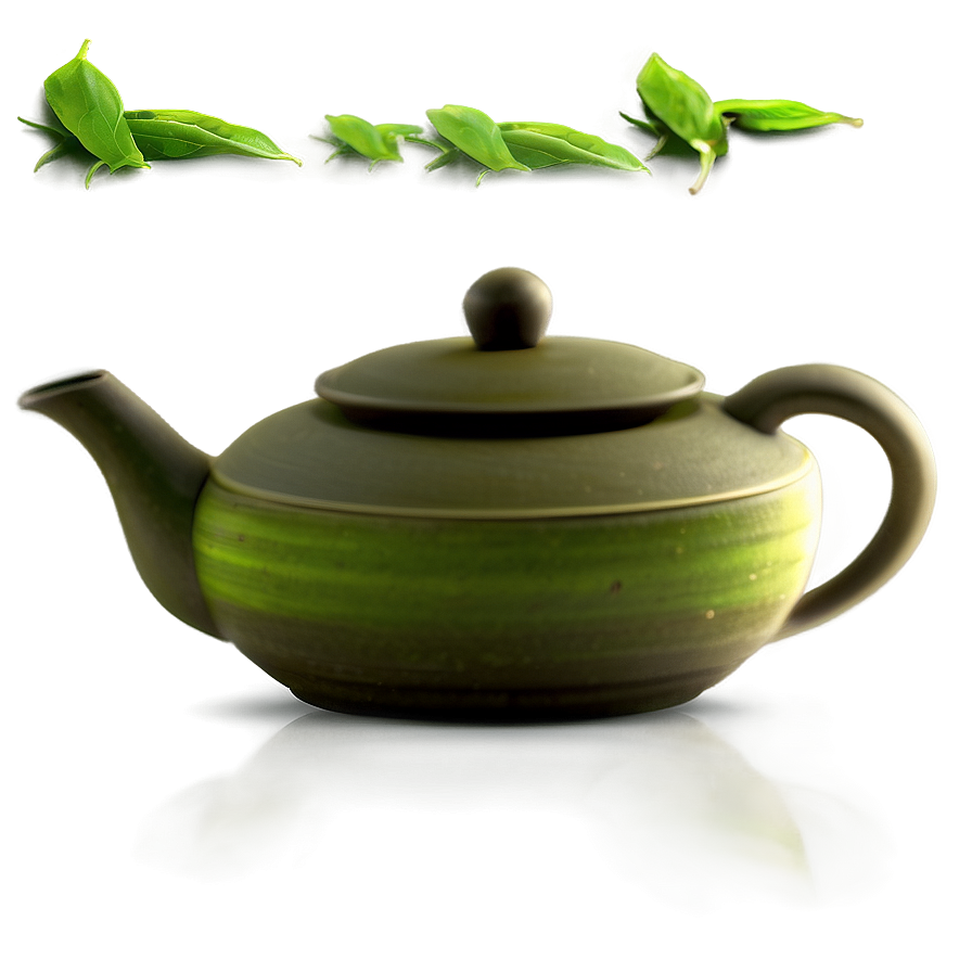 Steaming Green Tea Pot Png 17