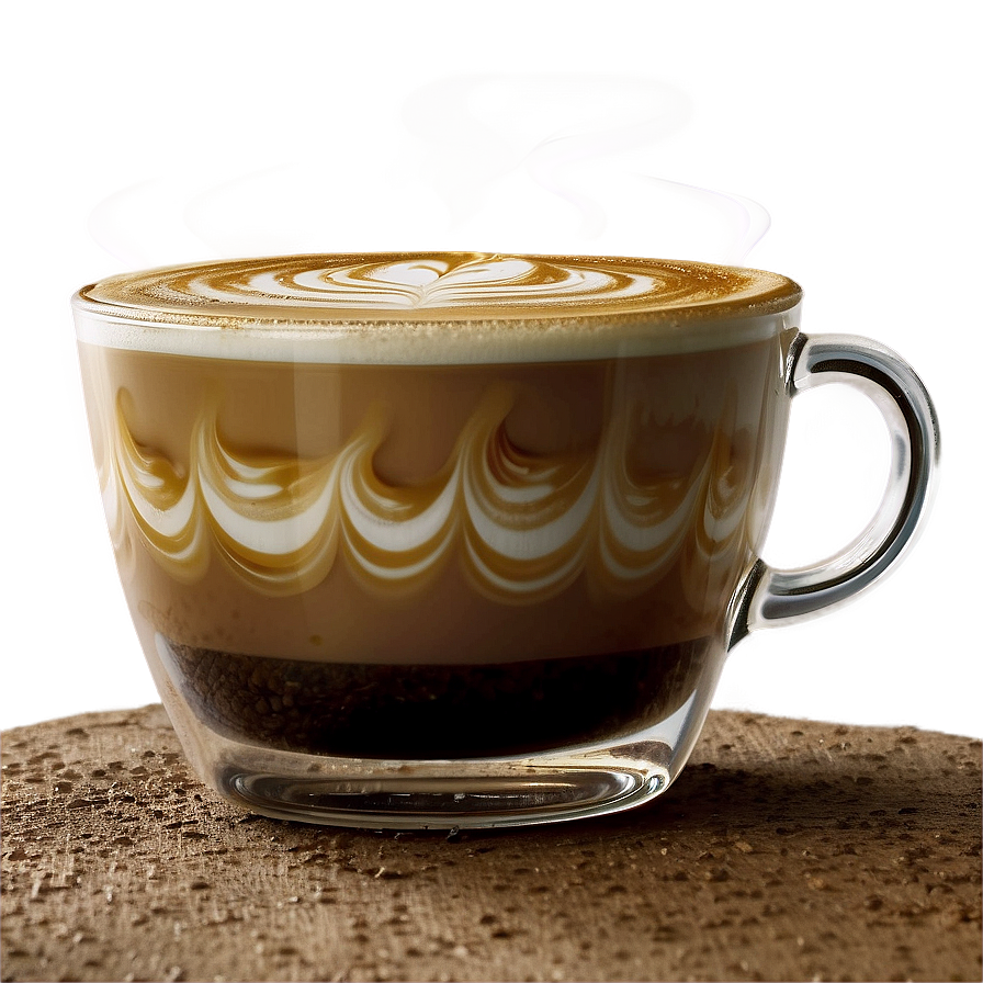 Steaming Latte Art Png Bty52