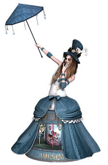 Steampunk Carousel Girl