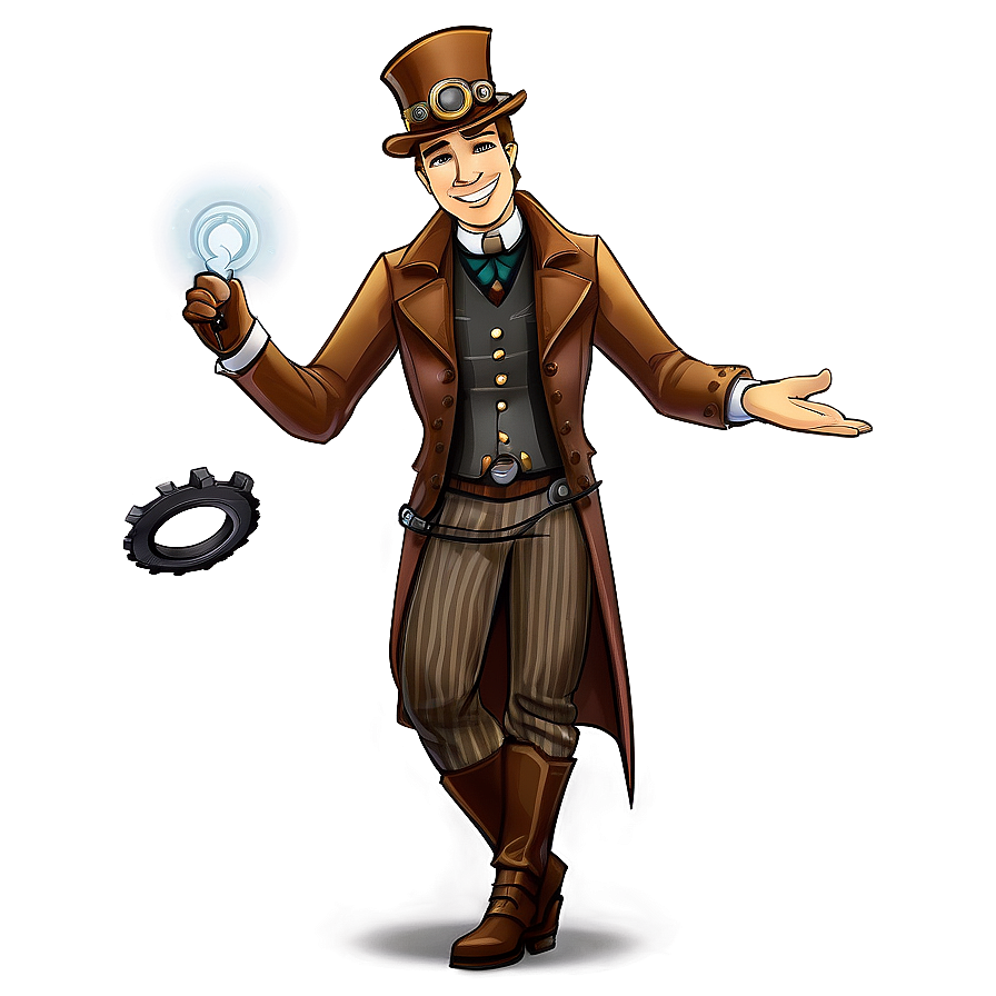 Steampunk Character Png Tab19