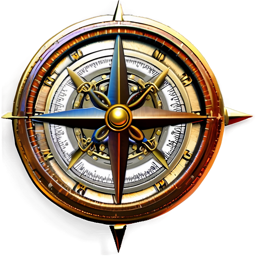 Steampunk Compass Png Lik