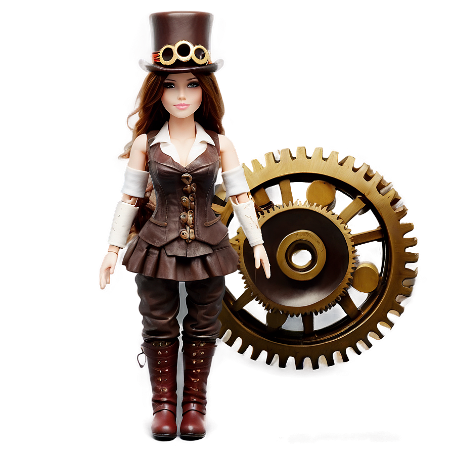 Steampunk Gear Doll Png Ect38