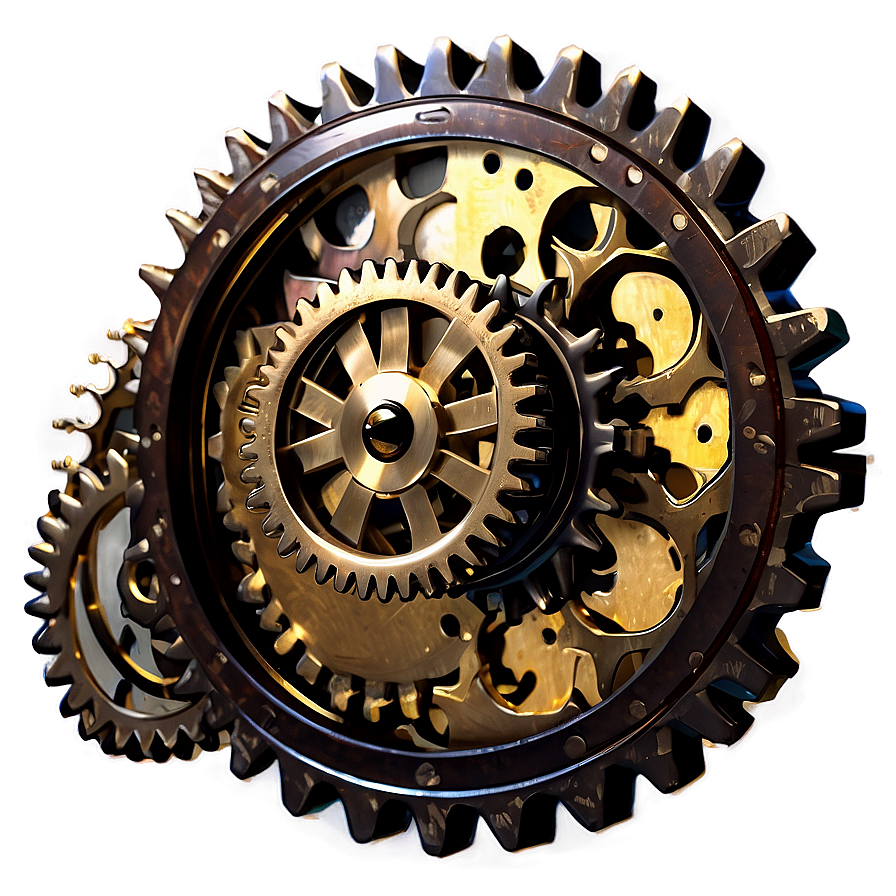 Steampunk Gear Graphic Png Oih37