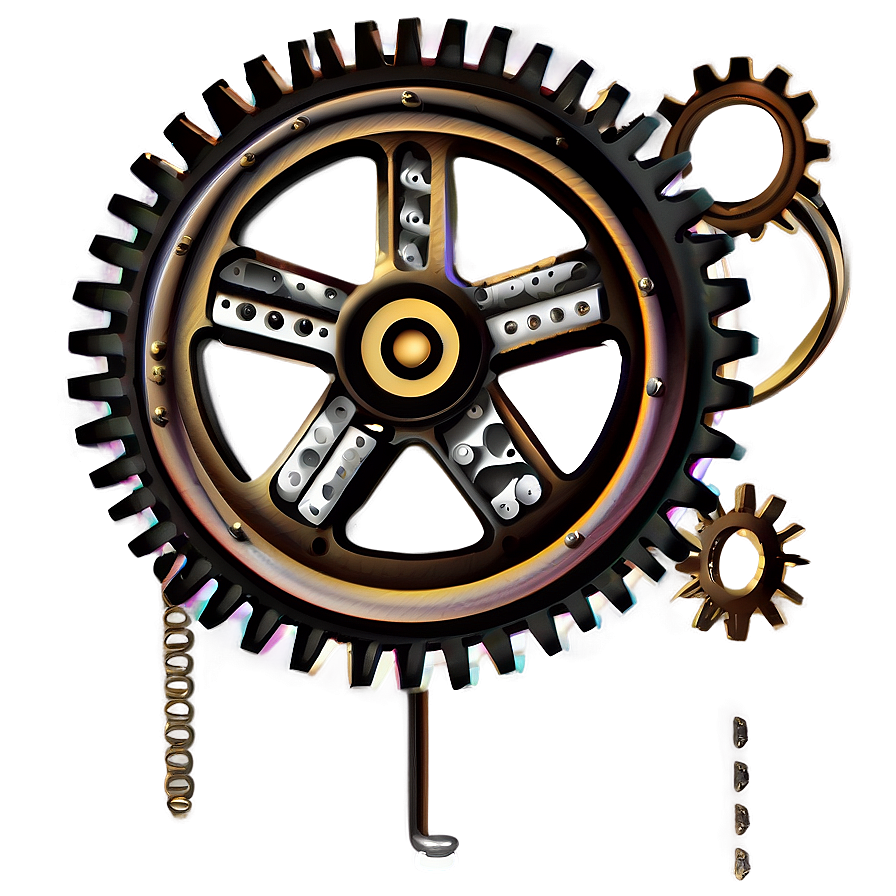 Steampunk Gear Graphic Png Rgi1