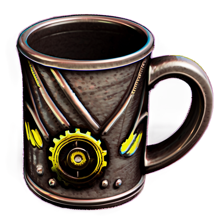 Steampunk Gear Mug Png Eem