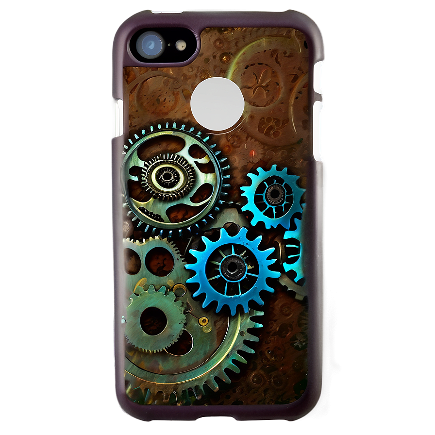 Steampunk Gears Phone Case Png Sgf27