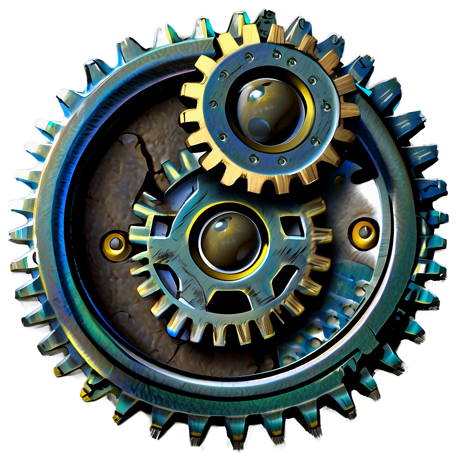 Steampunk Gears Png 2