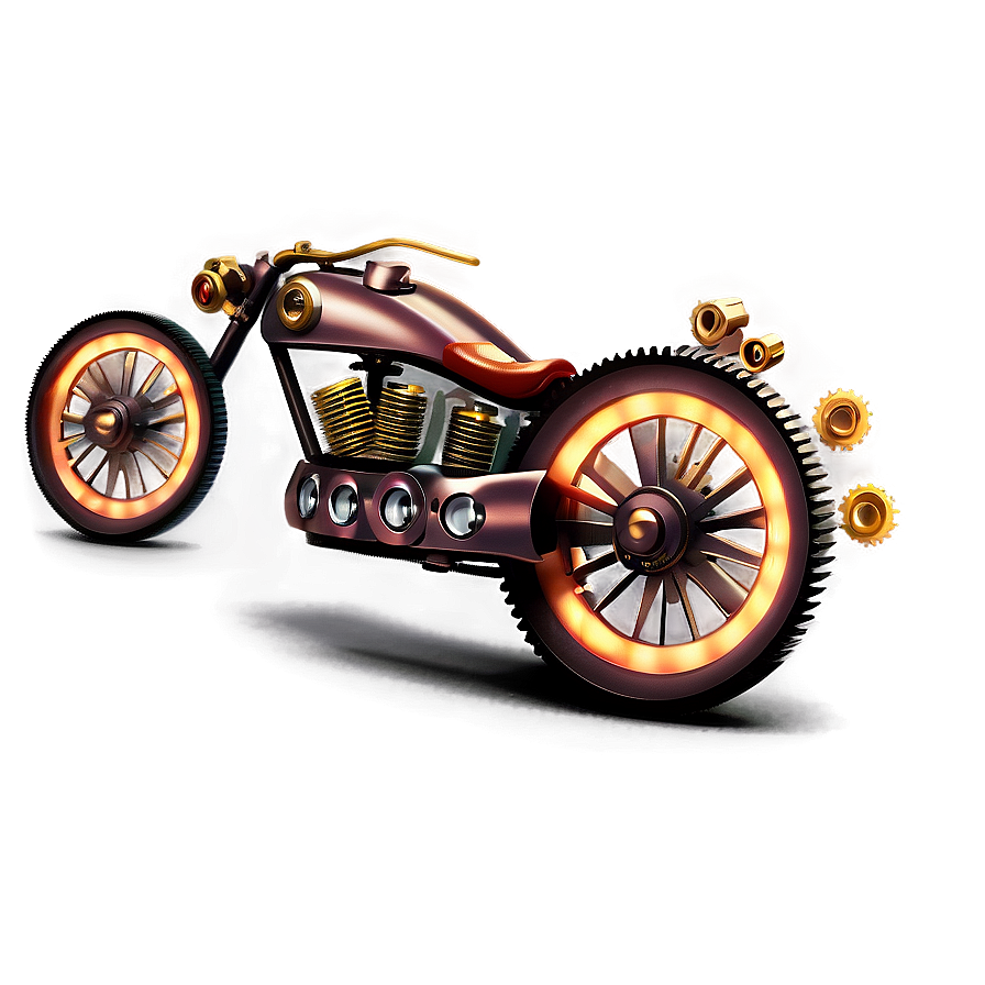 Steampunk Motorcycle Png 90