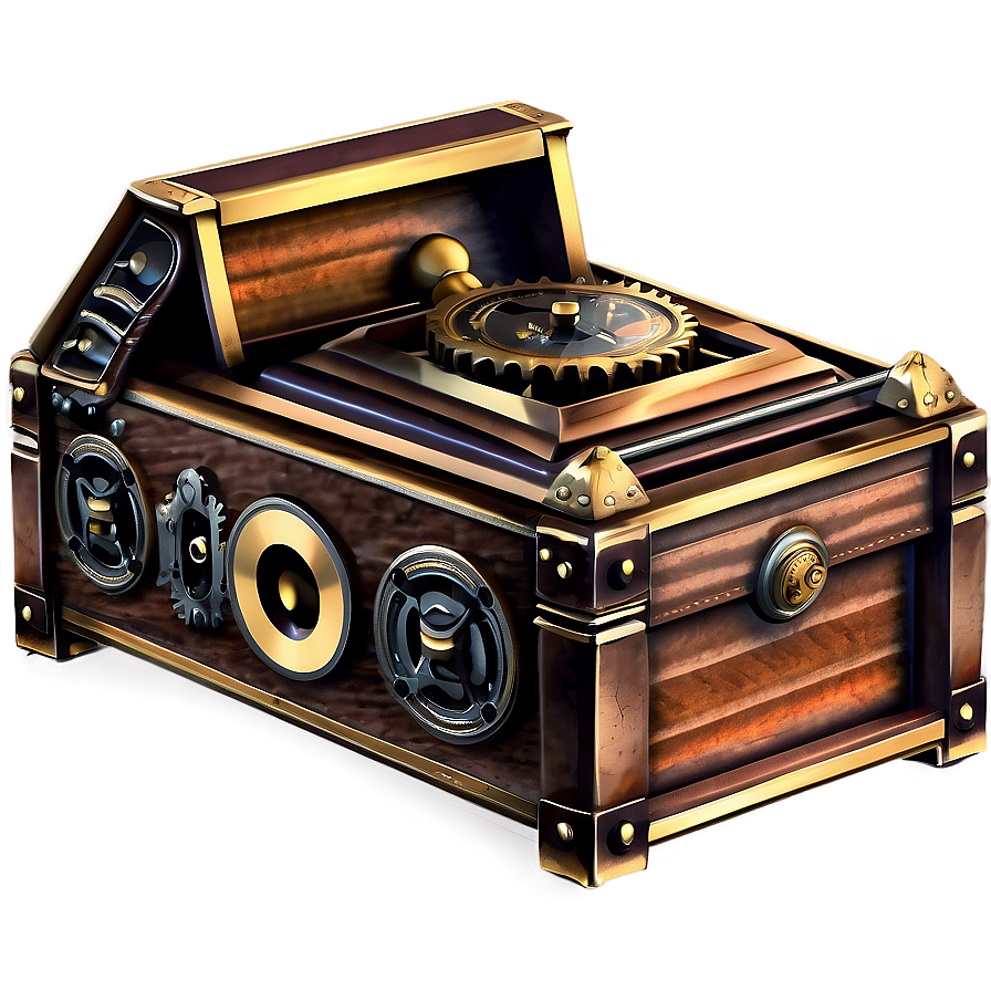 Steampunk Music Box Png 06282024