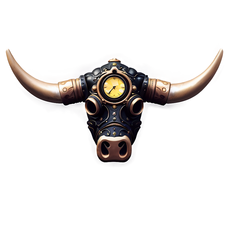 Steampunk Ox Design Png 06242024