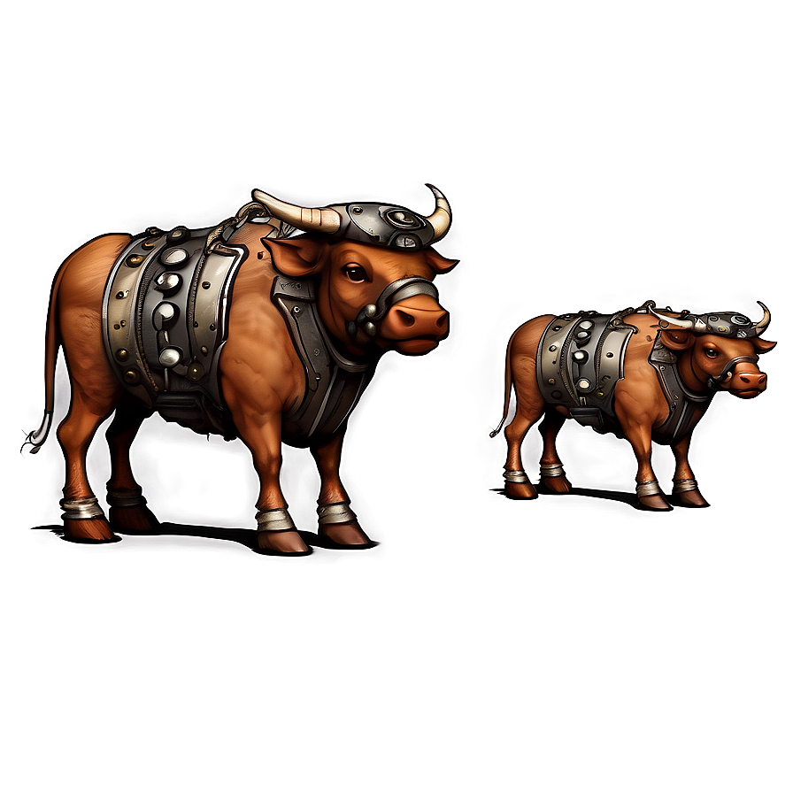 Steampunk Ox Design Png 79