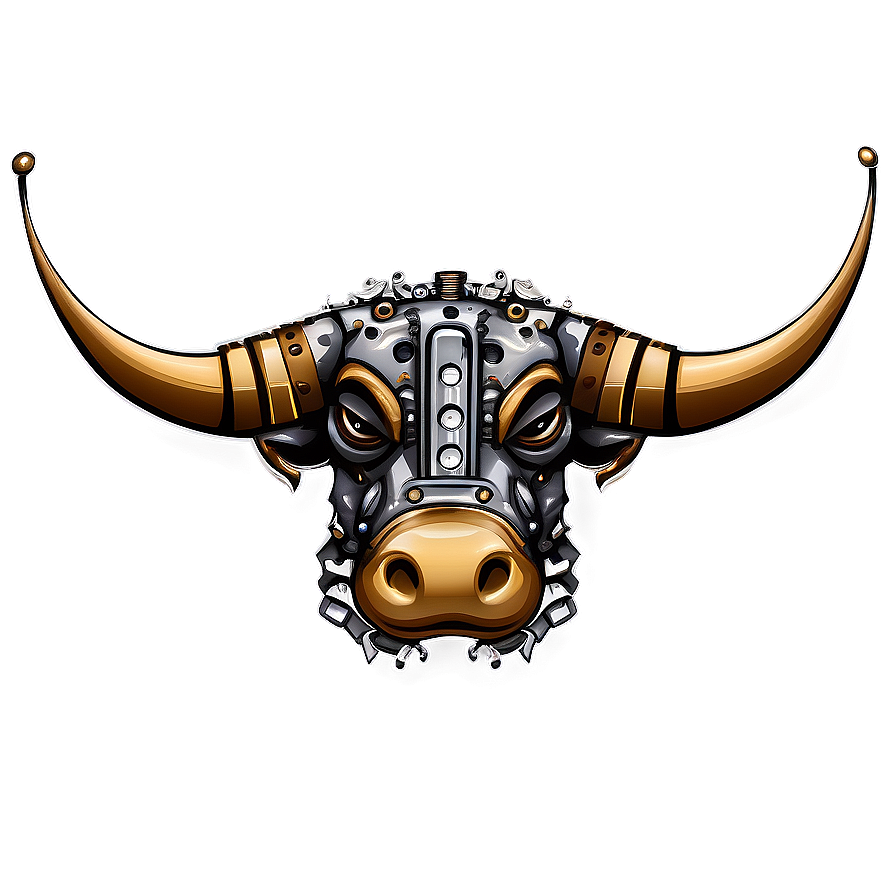 Steampunk Ox Design Png Fme