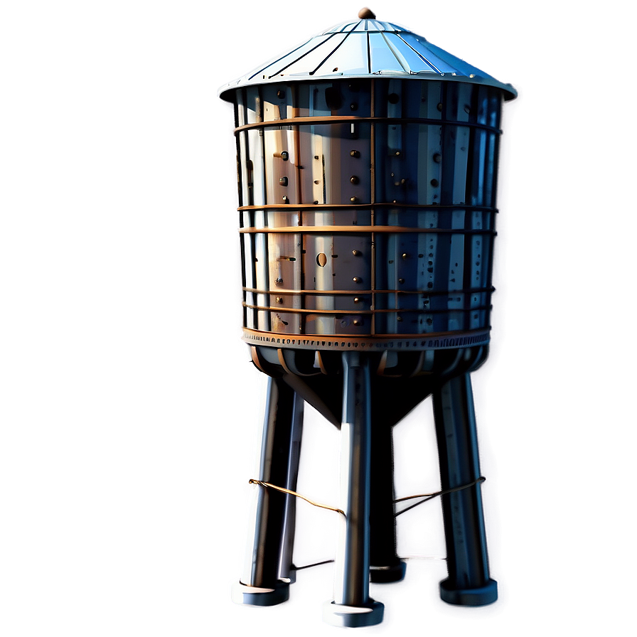 Steampunk Water Tower Png Rgg