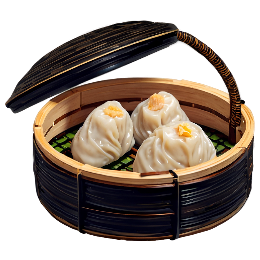 Steamy Dim Sum Basket Png Naa