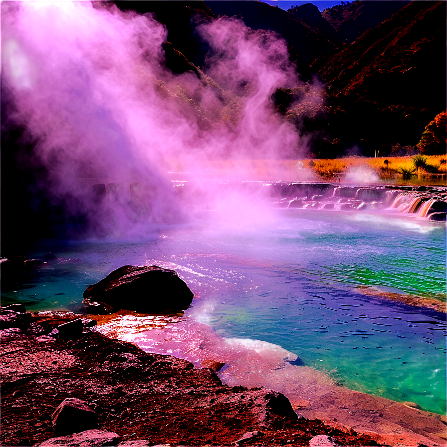 Steamy Hot Springs Png Ipq58