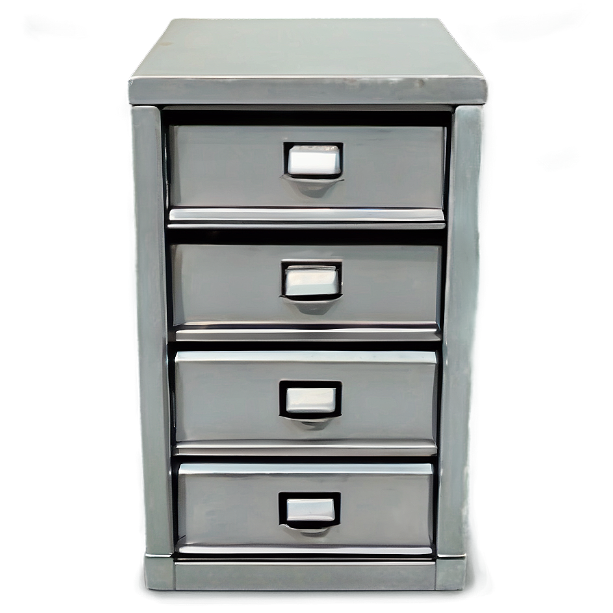 Steel Filing Cabinet Png Obn