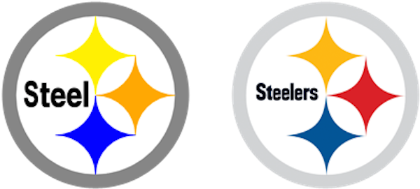 Steelers Logo Comparison