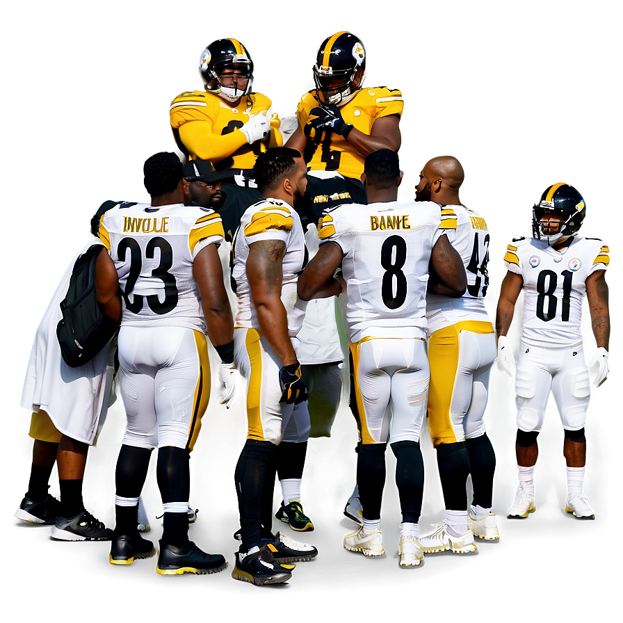 Steelers Pre-game Huddle Png 05212024