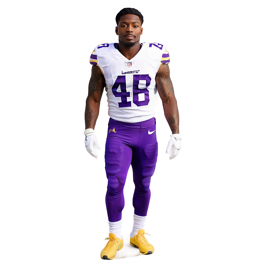 Stefon Diggs Athletic Stance Png 76