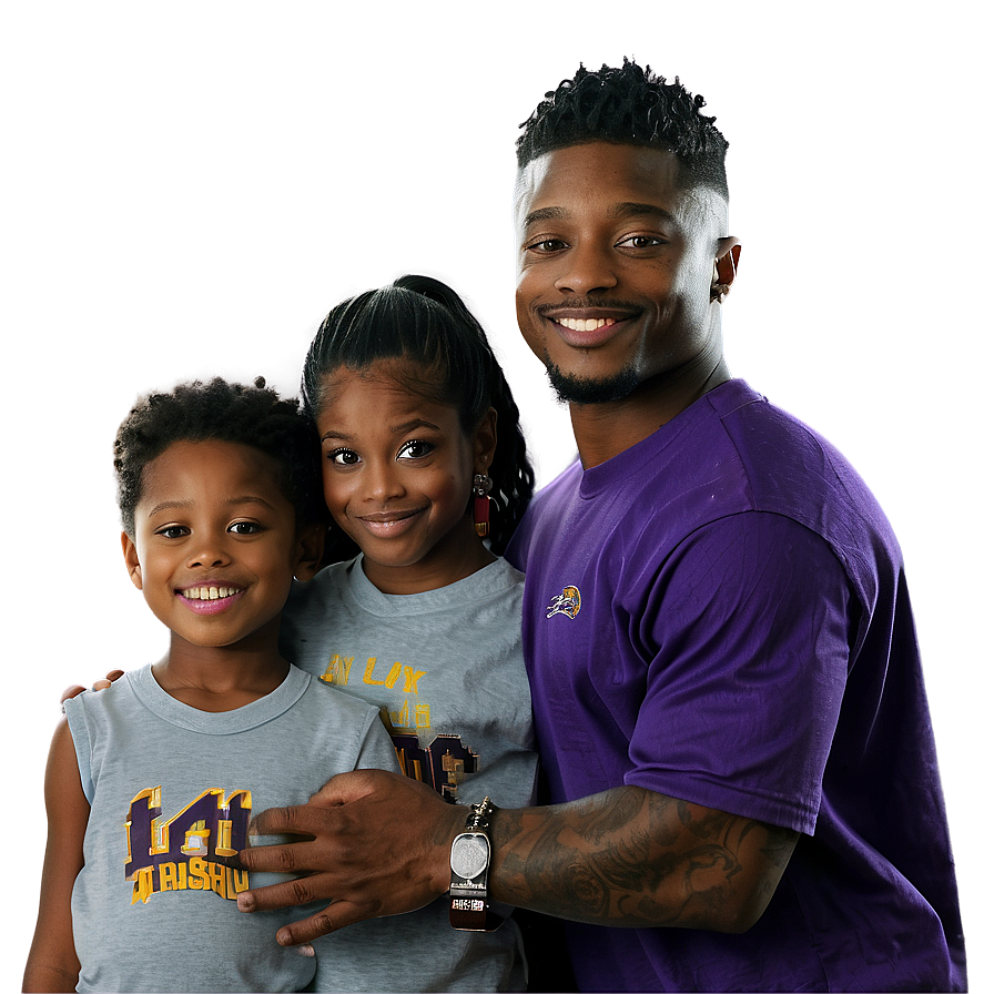 Stefon Diggs Family Time Png Vnv