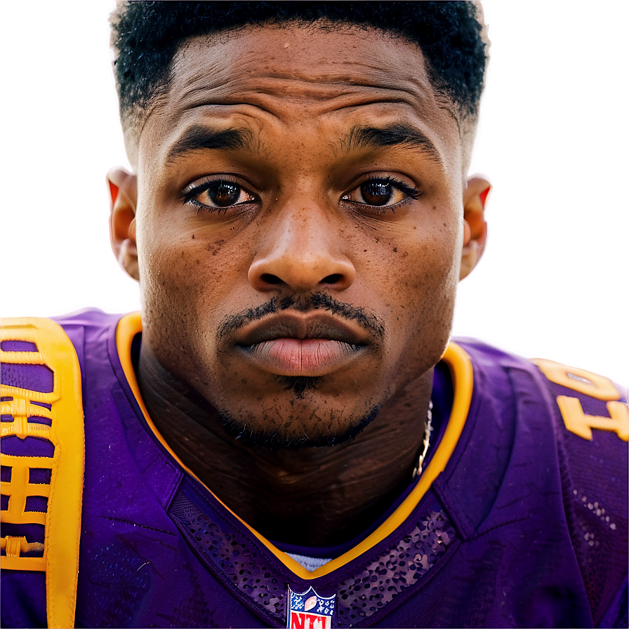 Stefon Diggs Intense Game Face Png 06202024