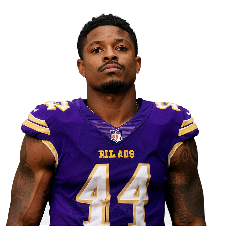 Stefon Diggs Playoff Intensity Png Jpl70