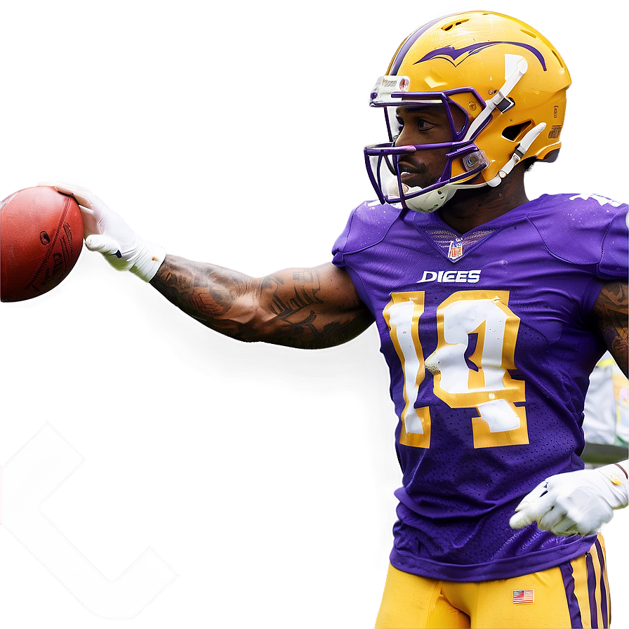 Stefon Diggs Training Session Png 5