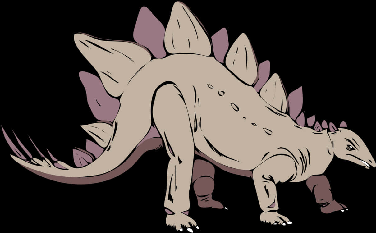 Stegosaurus Illustration