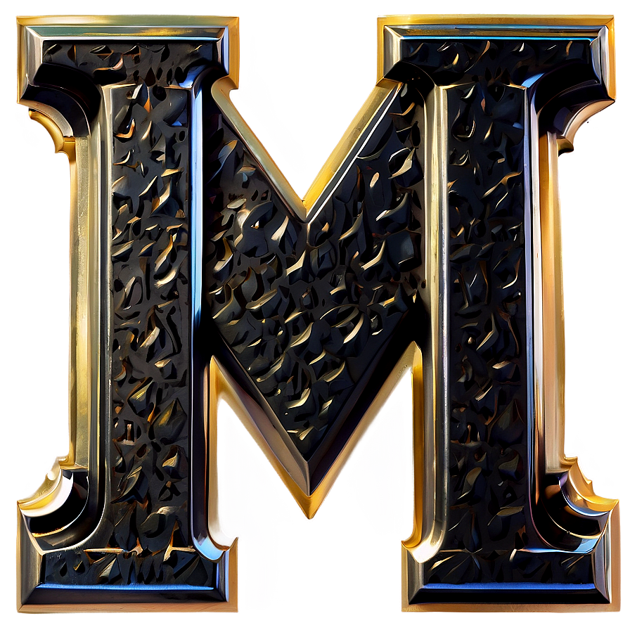 Stencil Letter M Png Wvk5