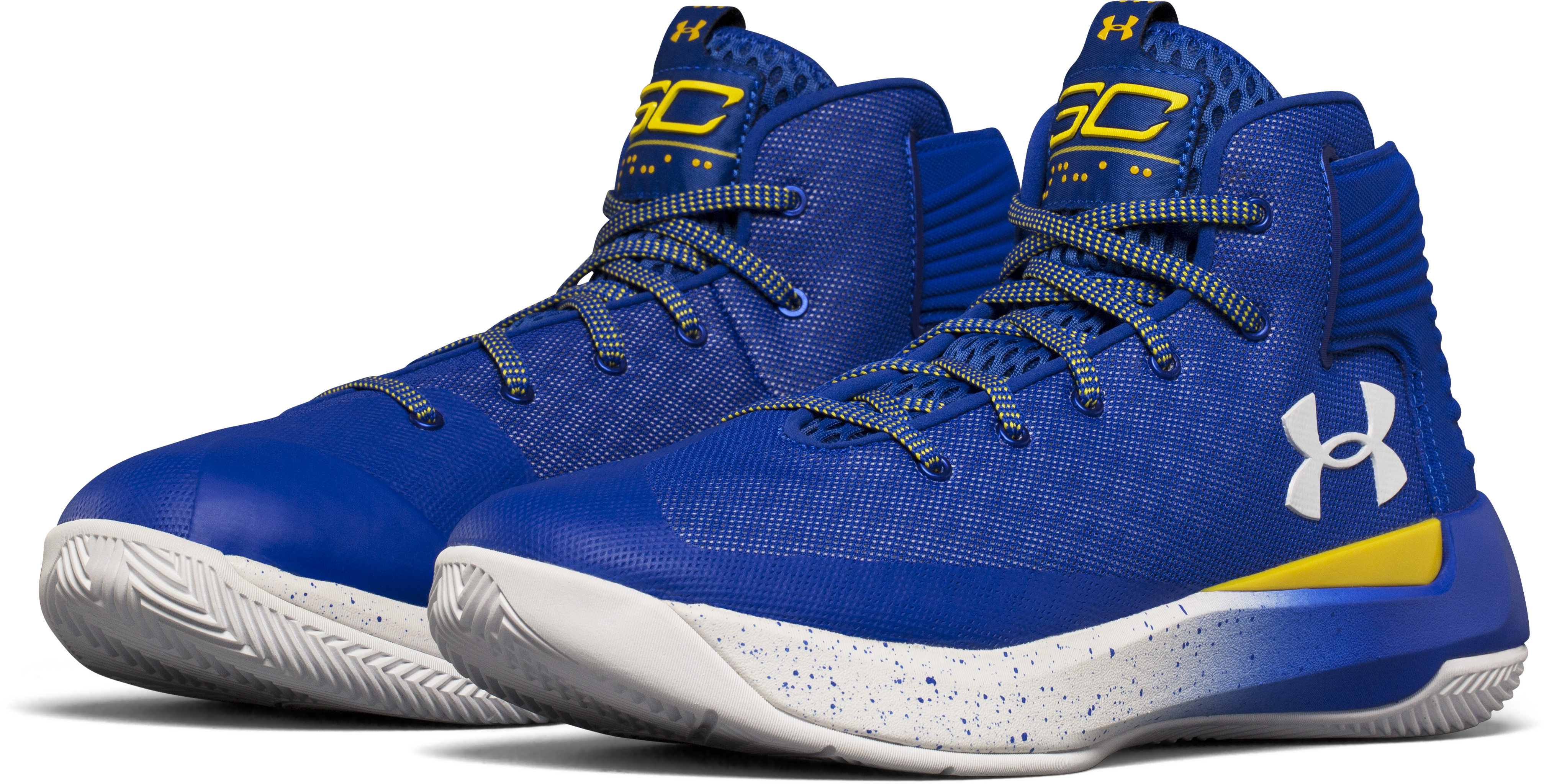 Steph Curry Blue Yellow Basketball Shoes