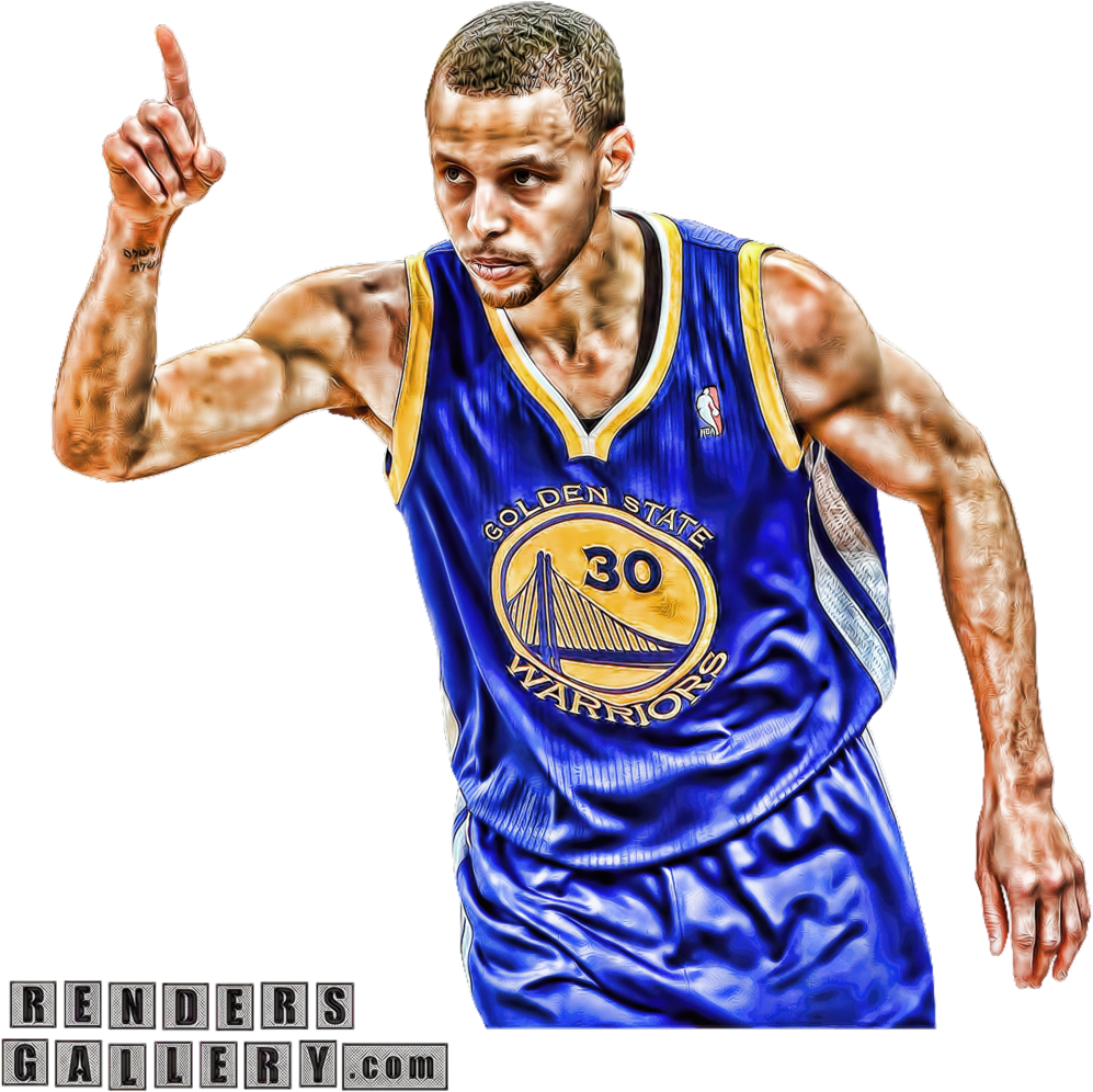 Steph Curry Golden State Warriors Action Pose