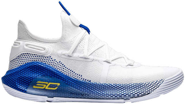 Steph Curry S C White Blue Basketball Shoe