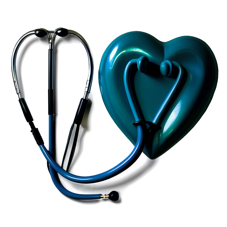 Stethoscope Heart For Healthcare Png 06282024