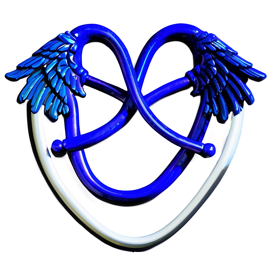 Stethoscope Heart With Wings Png 76