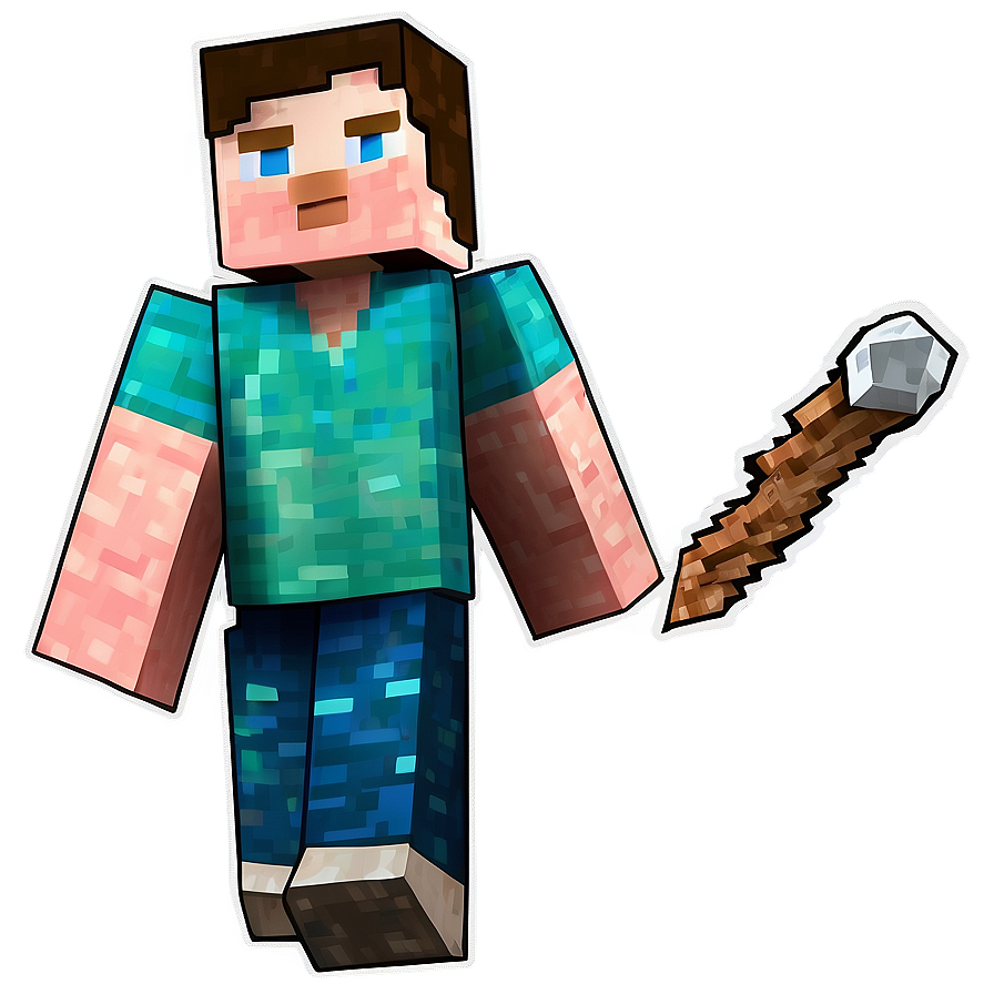 Steve And Alex Minecraft Png 55