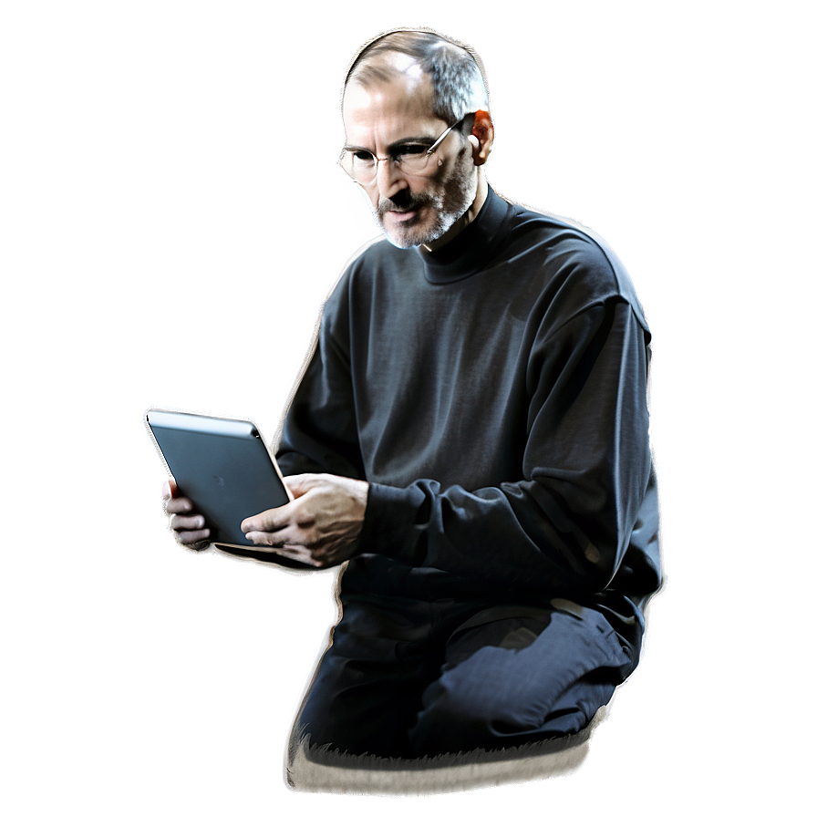 Steve Jobs And Ipad Png 06122024