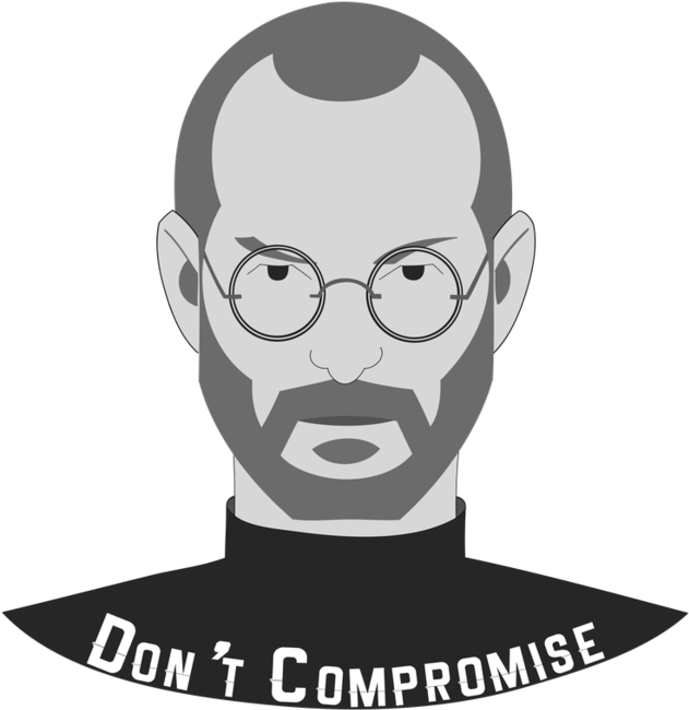 Steve Jobs Iconic Portrait Do Not Compromise