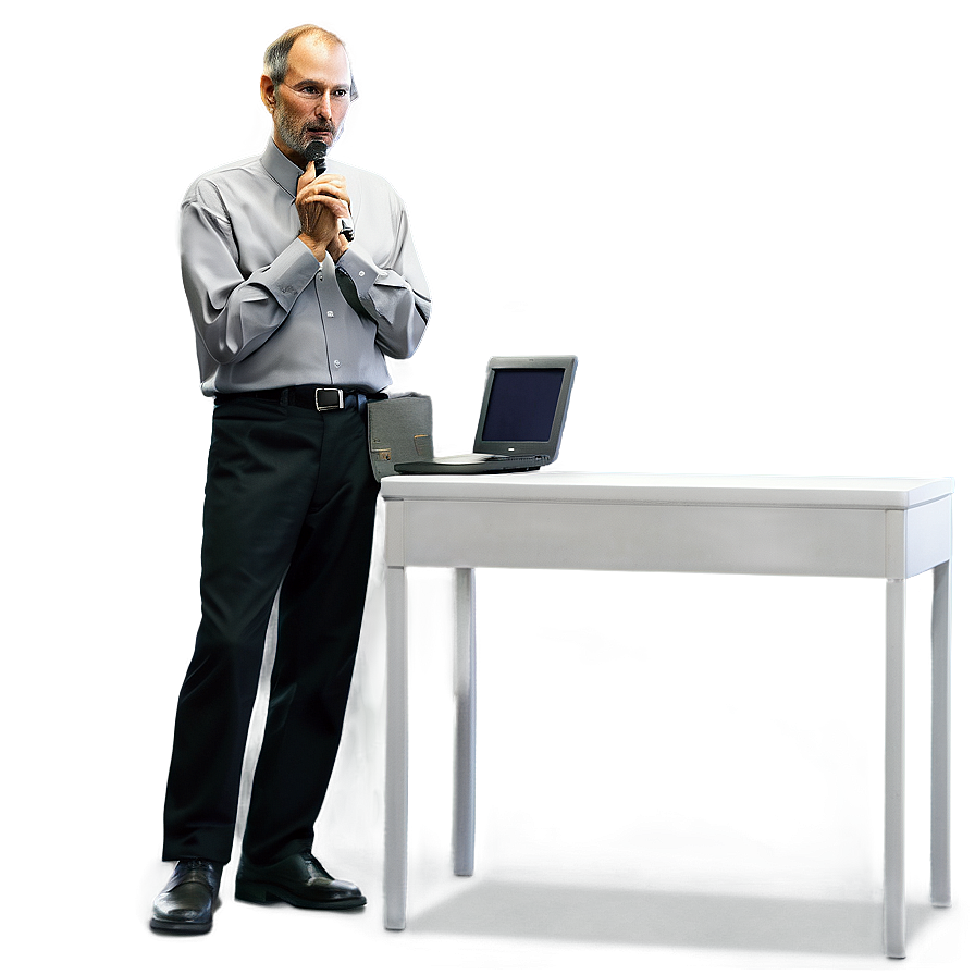 Steve Jobs Iconic Pose Png 6