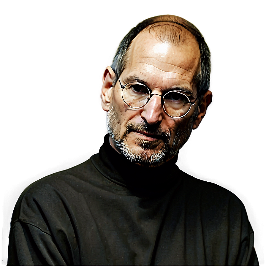 Steve Jobs In Black Turtleneck Png 13